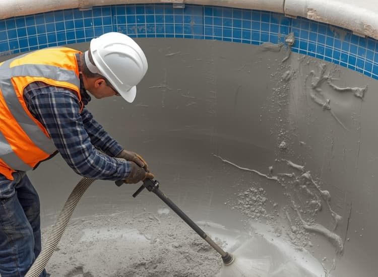 Shotcreting with 20 Years Warranty