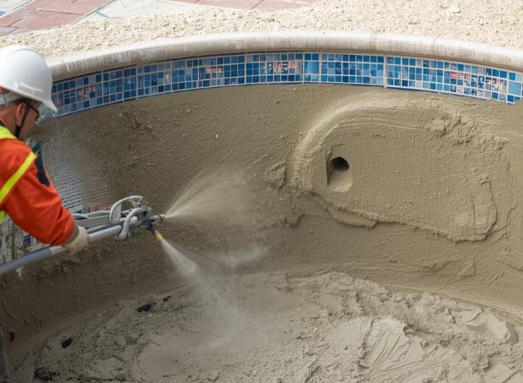 Shotcreting with 20 Years Warranty